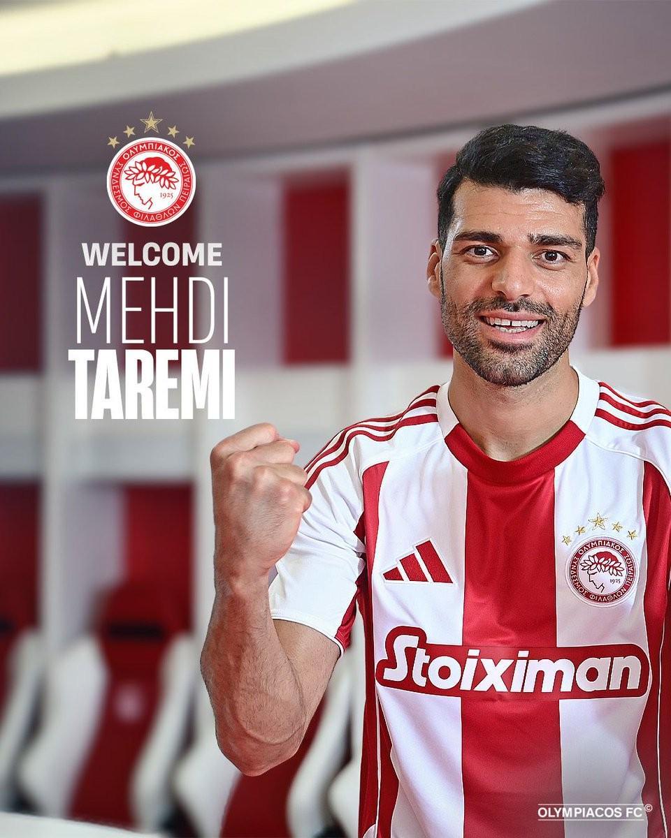 官方：国米前锋塔雷米加盟奥林匹亚科斯；据悉转会费250万欧